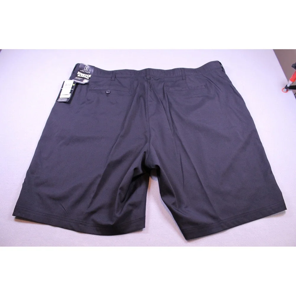 PGA Tour Mens Golf Shorts Black Caviar Active Stretch Waist Size 48 PVBS70G5DS